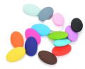 Silicon beads FLAT OVAL