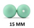 12MM ROUND silicone beads - mint