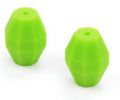 Koraliki silikonowe BARYŁKA - zielony