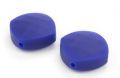 QUADRATE CUT silicon beads - navy blue