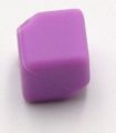 Silicone beads DICE 10mm - lavender