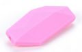 Silicone beads SALIX LEAF - light pink