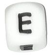 Silicone beads LETTERS - E