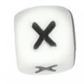 Silicone beads LETTERS - X