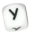Silicone beads LETTERS - Y