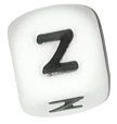 Silicone beads LETTERS - Z