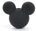 Silicone beads MICKEY MOUSE - black