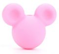 Silicone beads MICKEY MOUSE - light pink