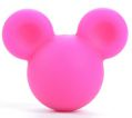 Silicone beads MICKEY MOUSE - pink
