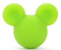 Silicone beads MICKEY MOUSE - green