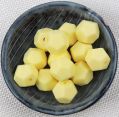 Silicone beads PENTAGON - lemon