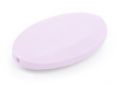 Silicone beads FLAT OVAL - misty lavender