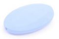 Silicone beads FLAT OVAL - serenity