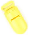Plastic clips 15 mm - yellow