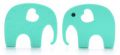 ELEPHANTS Pendant - turquoise