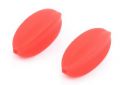 Silicone beads STARFRUIT - red