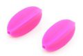 Silicone beads STARFRUIT - pink