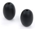 Silicone beads GRAPE - black