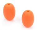 Silicone beads GRAPE - orange