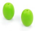 Silicone beads GRAPE - green